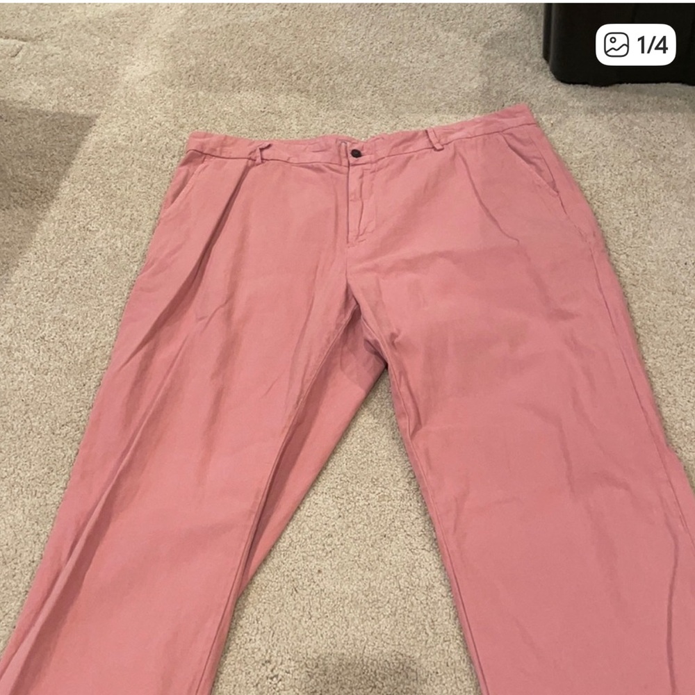 Southern Proper Men's Chinos in Pink